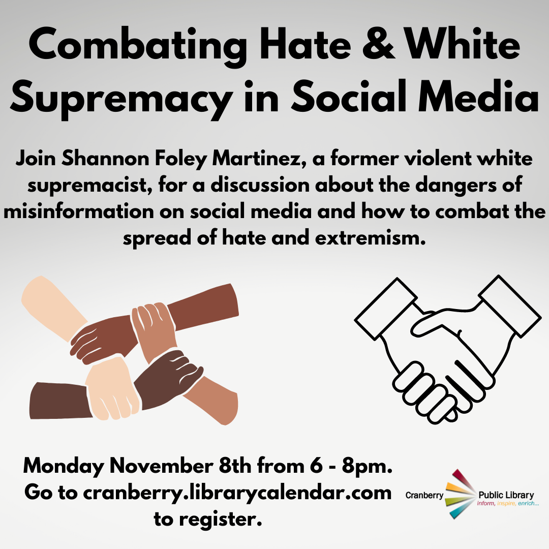 Hate and White Supremacy in Social Media flyer