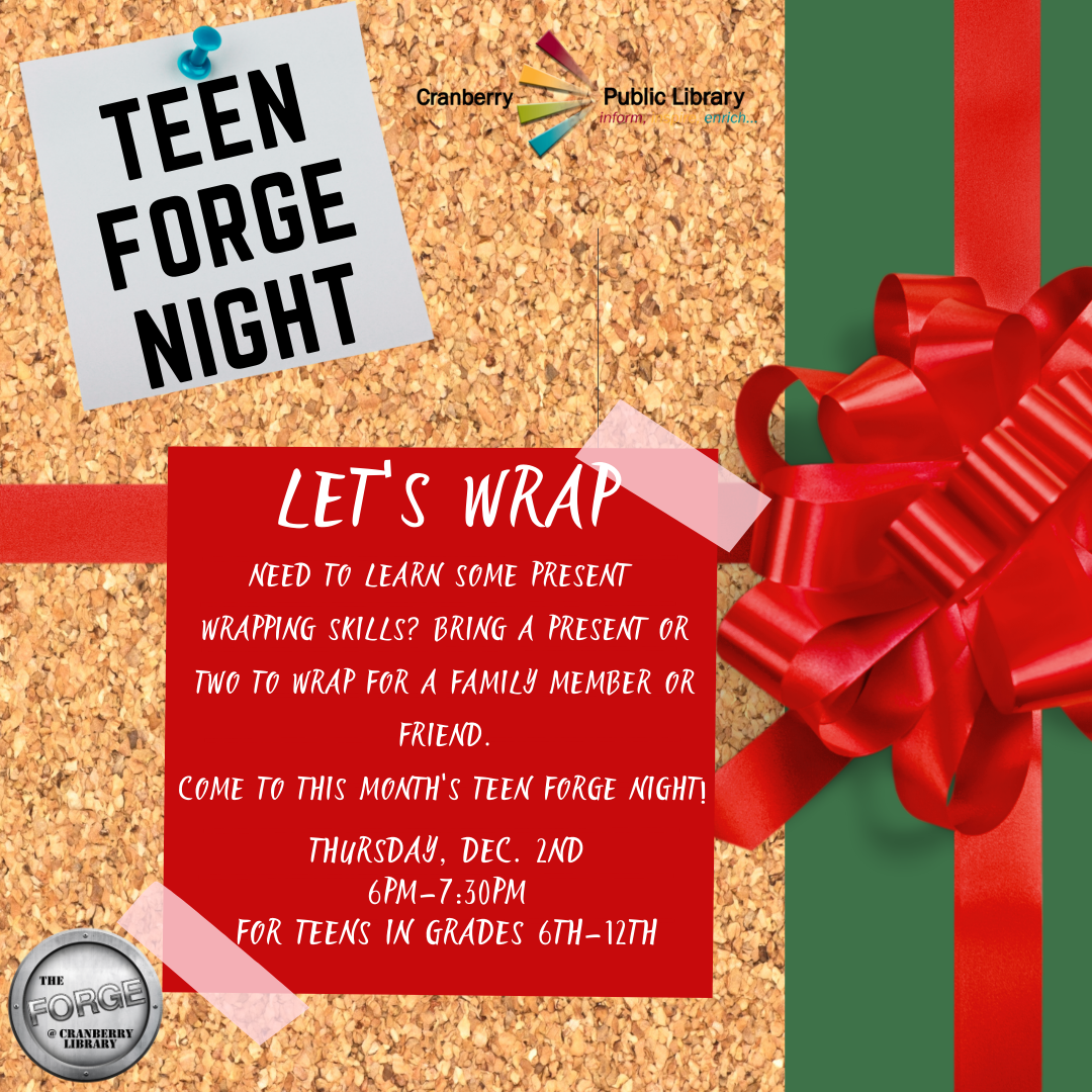 Teen Forge Night flyer