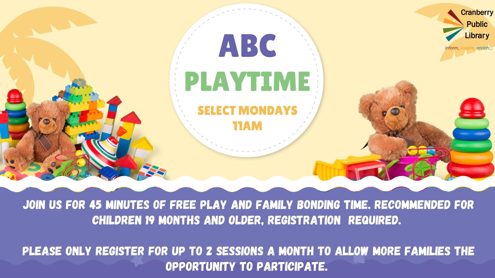 Flyer for ABC Playtime