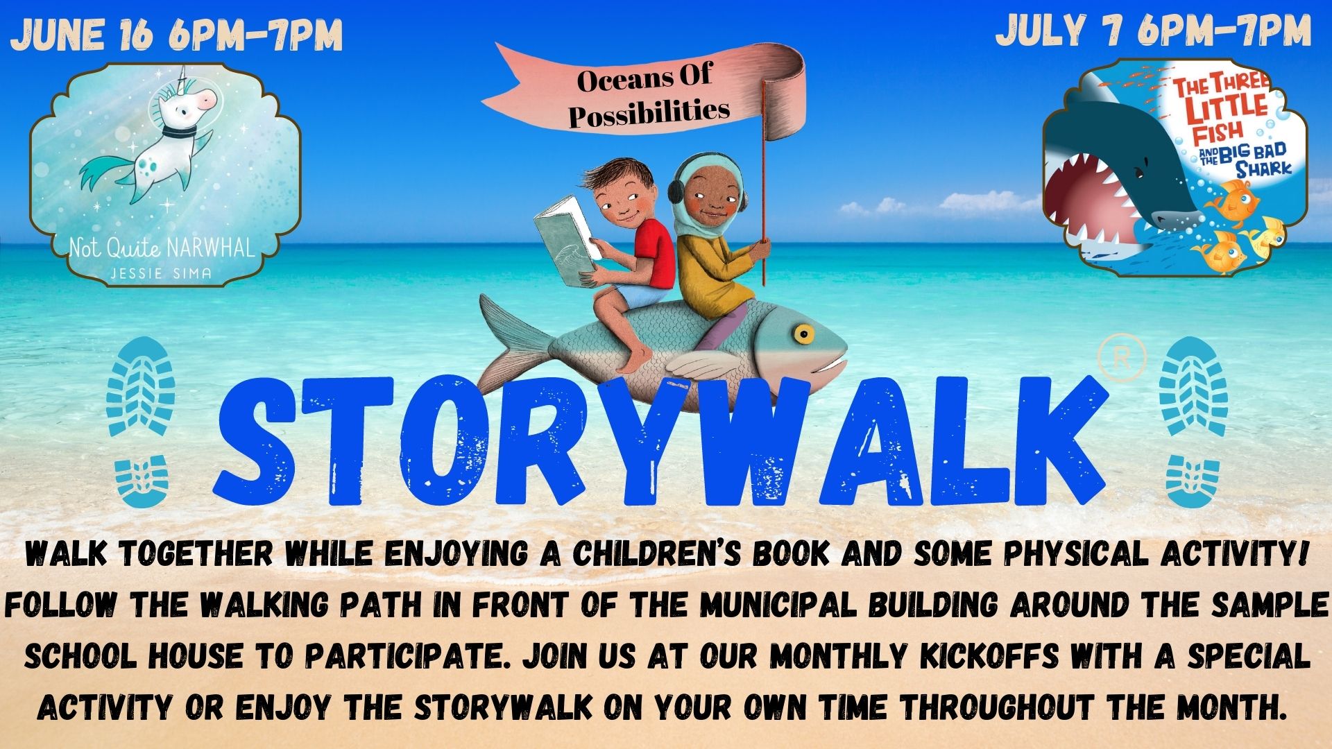 Flyer for Summer 2022 Storywalks