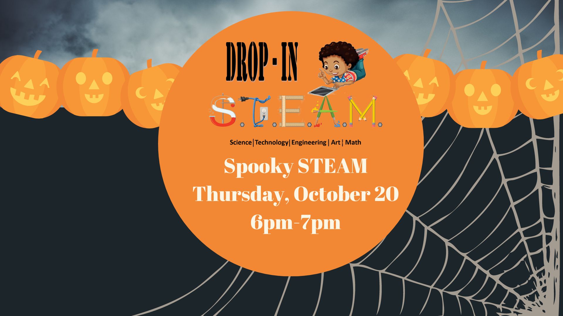 Flyer for Spooky STEAM