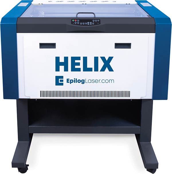 Image of a helix laser engraver