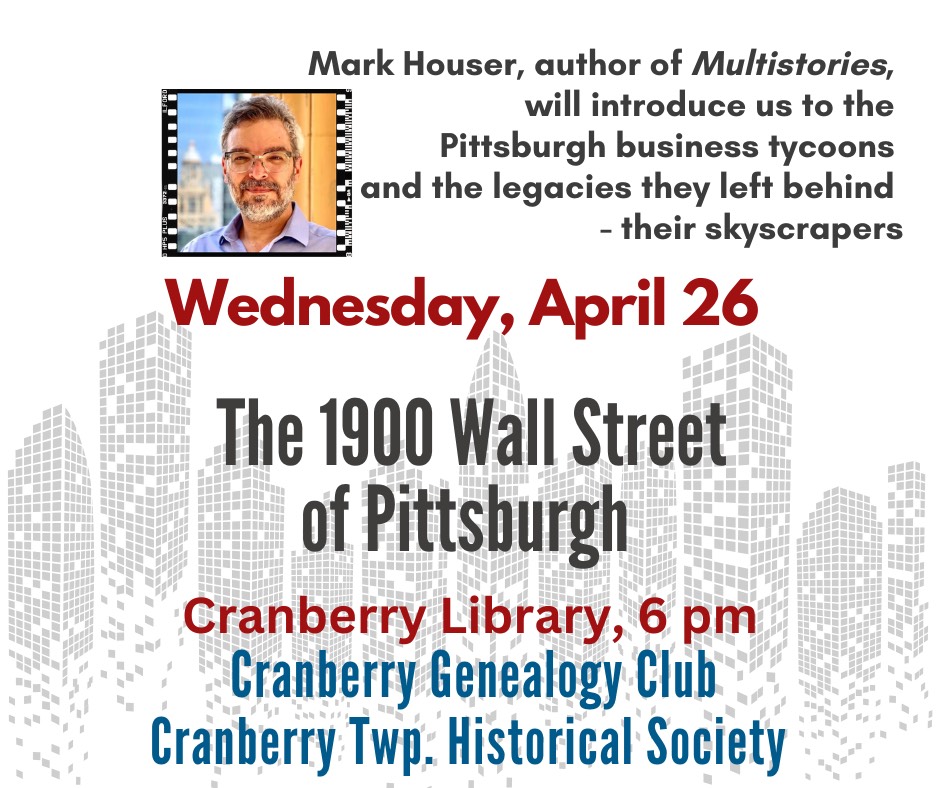 Flyer for The 1900s Wall Street of Pittsburgh