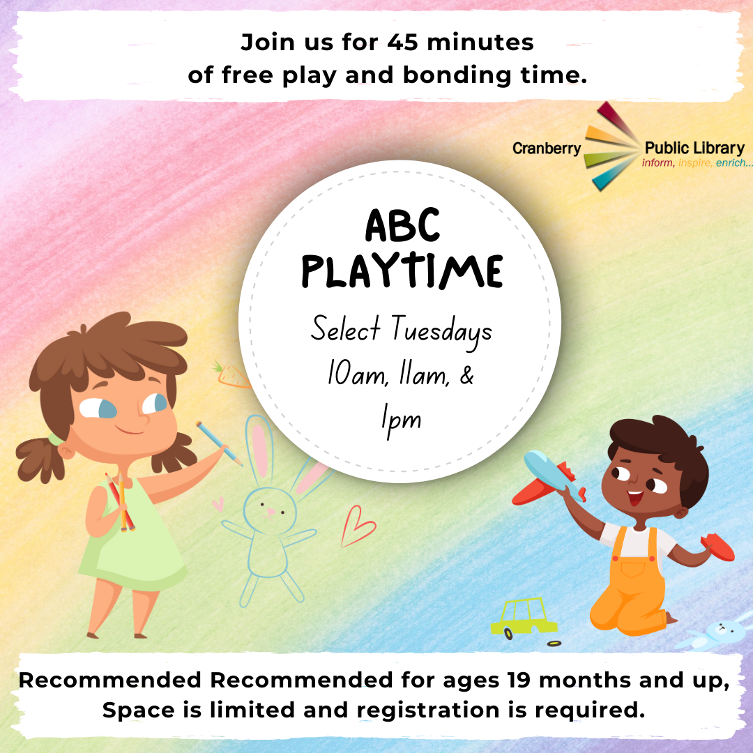 Flyer for ABC Playtime Summer 2023