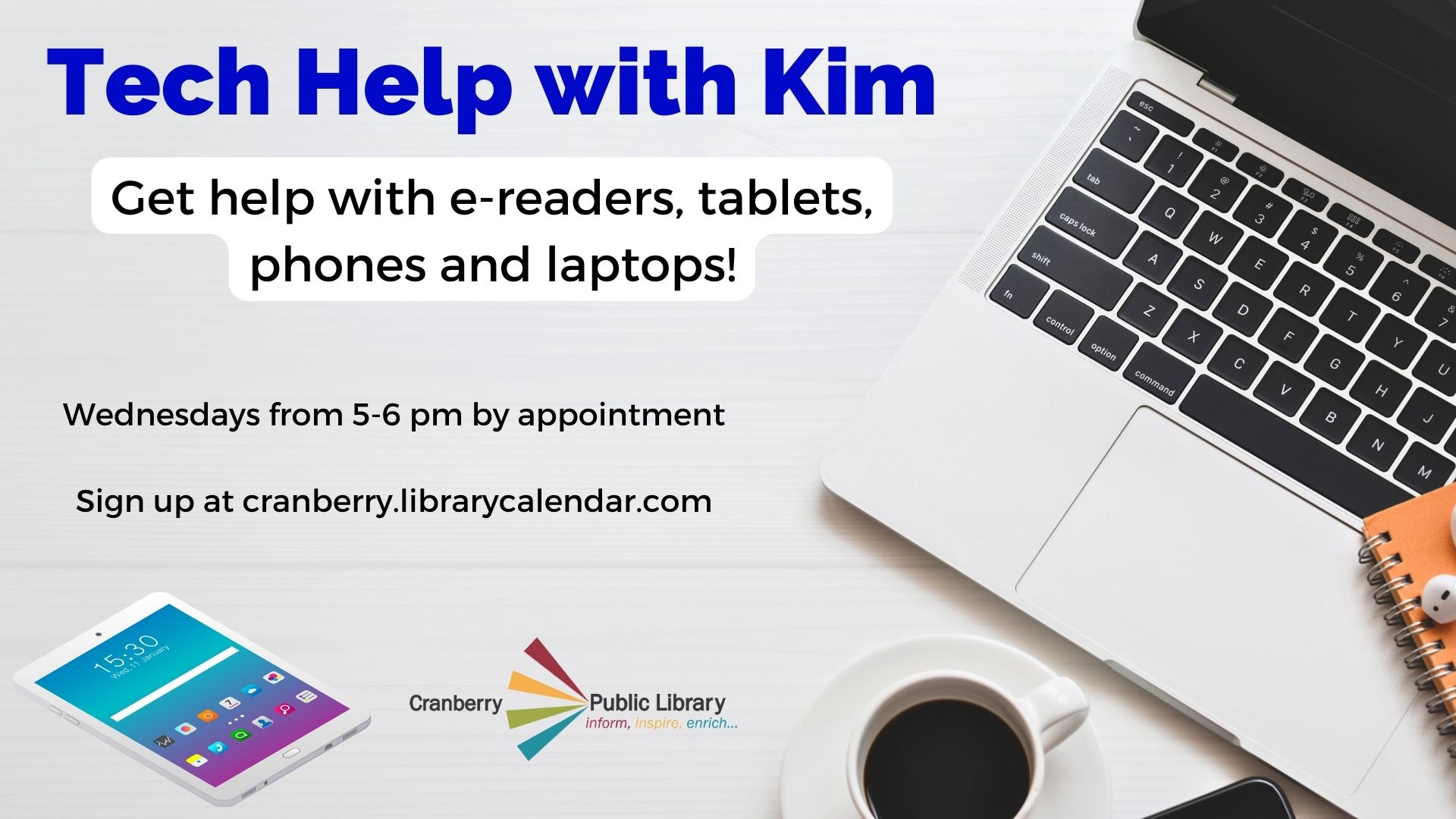 Flyer for Tech Help with Kim