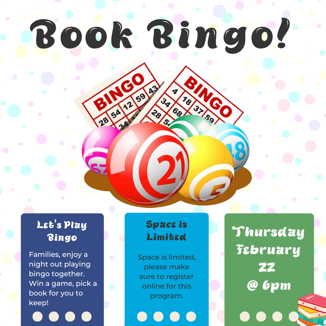 Flyer for Book Bingo
