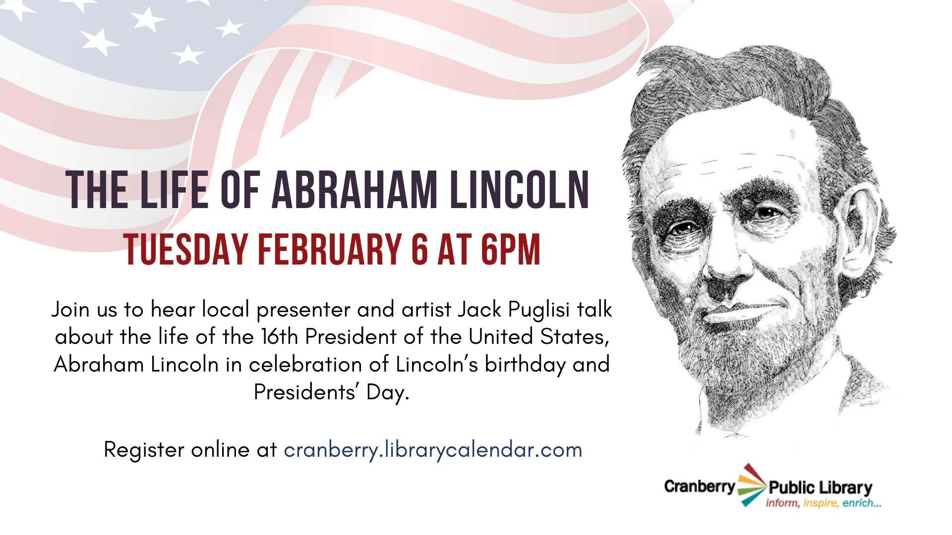 Life of Abraham Lincoln Event Poster 
