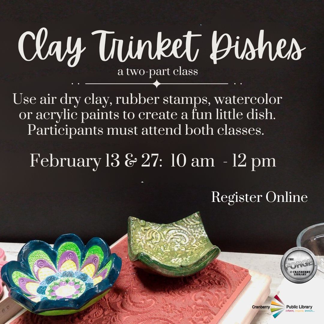 Clay Trinket Dishes
