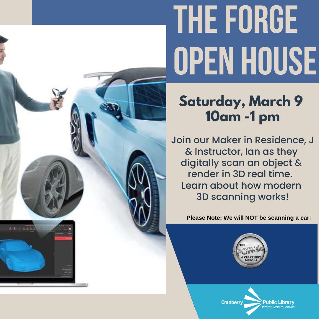 Open House: 3D Scanning for Makers