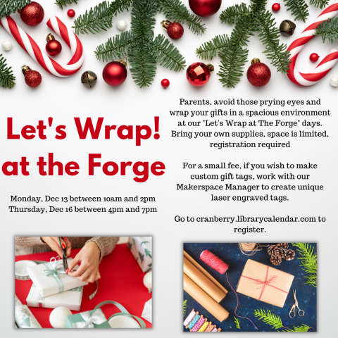 Let's Wrap at The Forge flyer