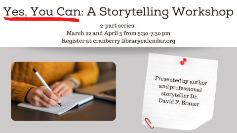 Flyer for Storytelling Workshop