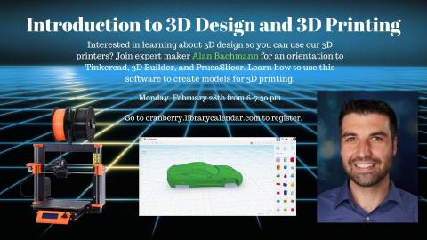3D Design class flyer