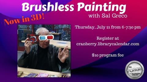 Flyer for Brushless Painting in 3D 