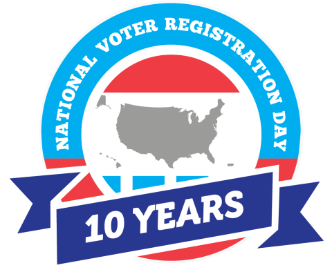 Logo for National Voter Registration Day