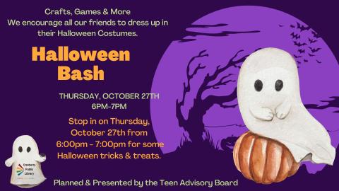 Flyer for Halloween Bash