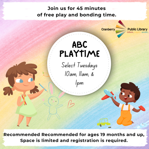 Flyer for ABC Playtime Summer 2024