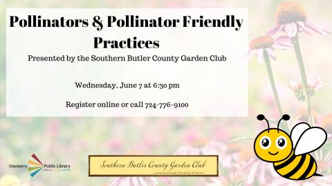 Flyer for Pollinators program