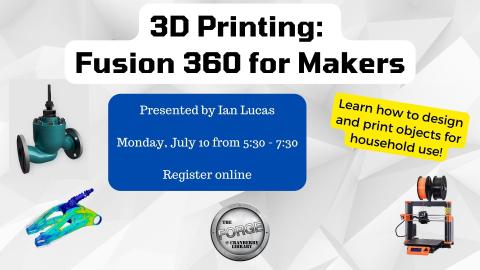 Flyer for Fusion 360 class