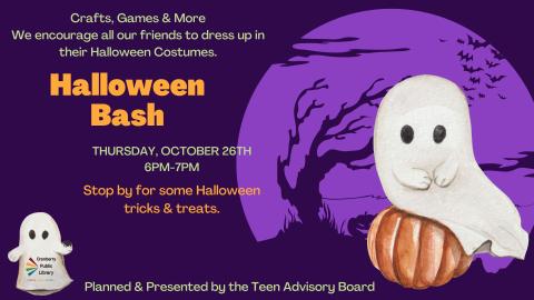 Flyer for Halloween Bash