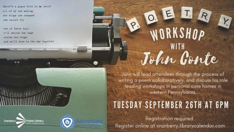 Poetry Workshop Flyer