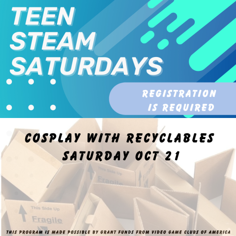 TEAM STEAM Saturday flyer