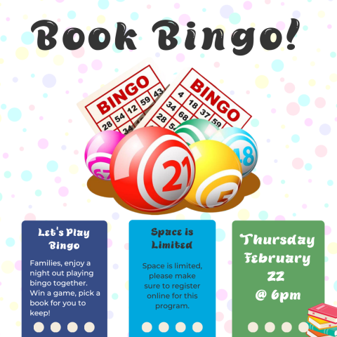 Flyer for Book Bingo