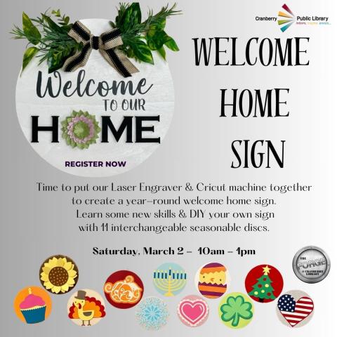 Welcome Home Sign