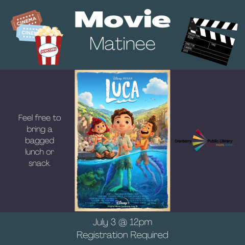 Movie Matinee Flyer Luca