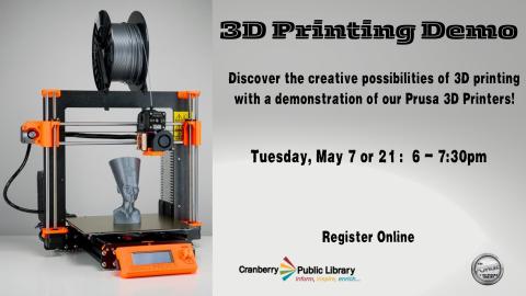 Prusa 3D Printer Demo