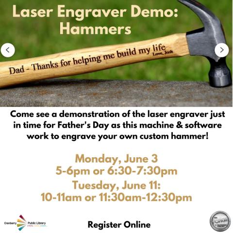 Laser Engraved Hammer