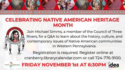 Native American Heritage month Flyer