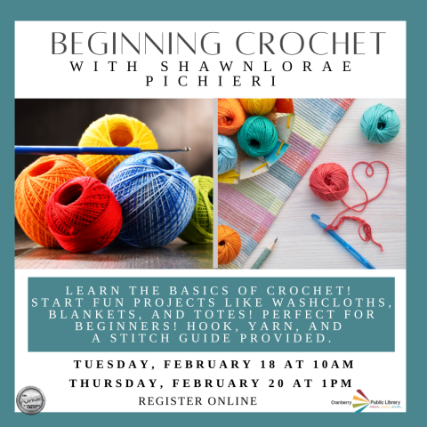 Beginning Crochet With Shawnlorae Flyer