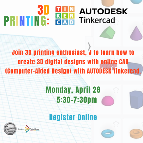 3D Printing Tinkercad flyer