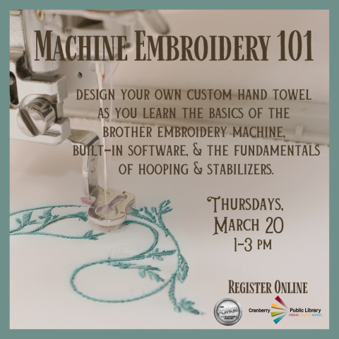 Embroidery 101 Flyer