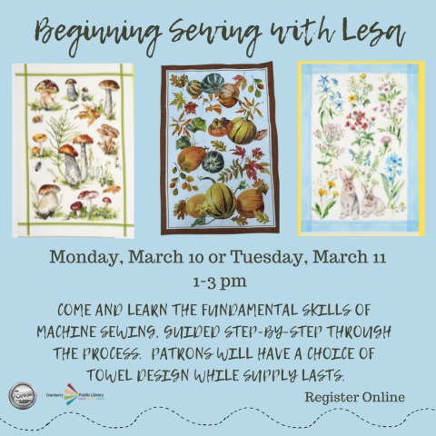 Beginning Sewing Flyer