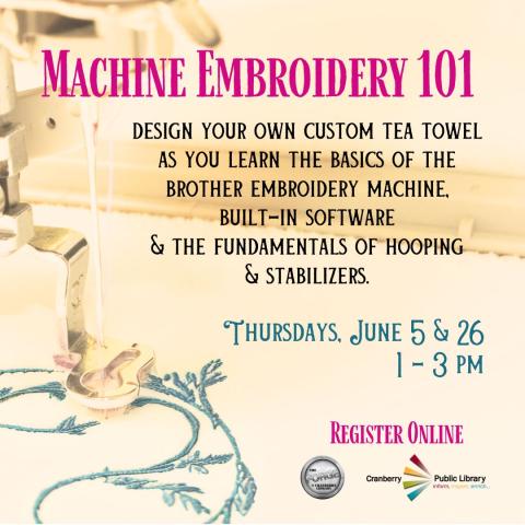 Embroidery 101 Flyer