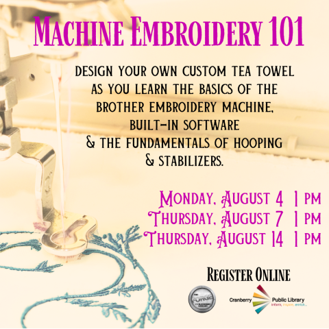 Embroidery 101 Flyer