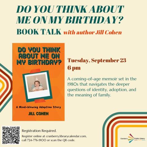 Jill Cohen Book Talk