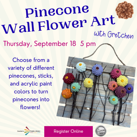 Pinecone Wall Flower flyer