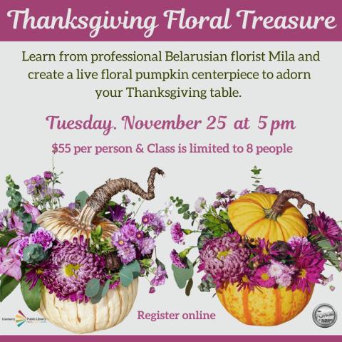 Pumpkin Floral Arrangment