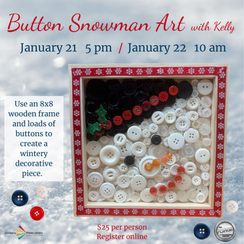Button Snowman