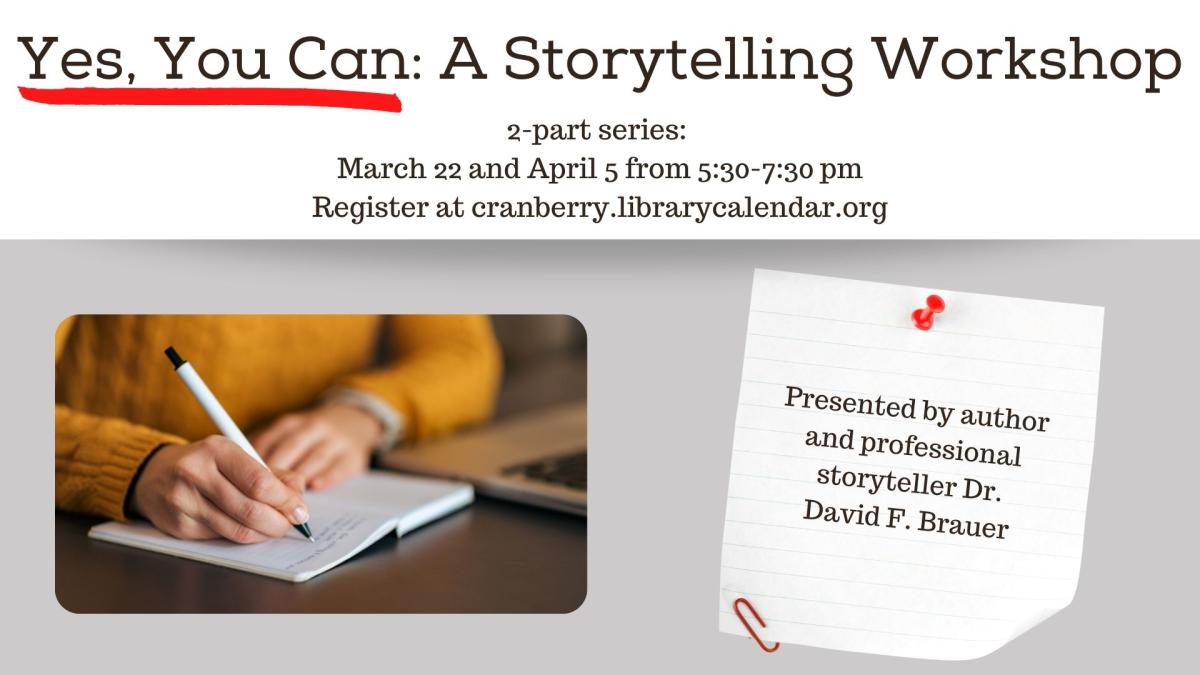 Flyer for Storytelling Workshop