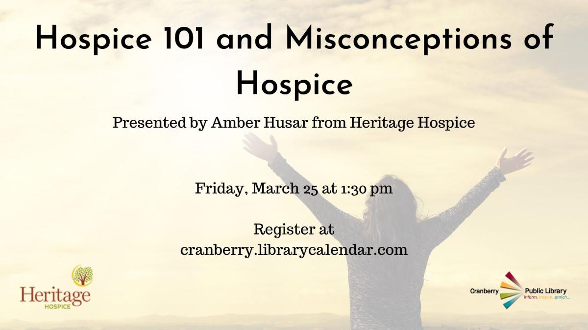 Flyer for Hospice 101 program