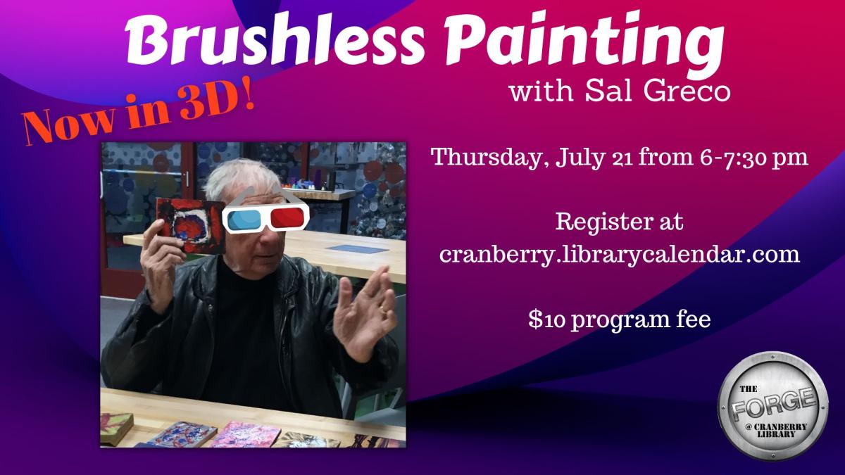 Flyer for Brushless Painting in 3D 