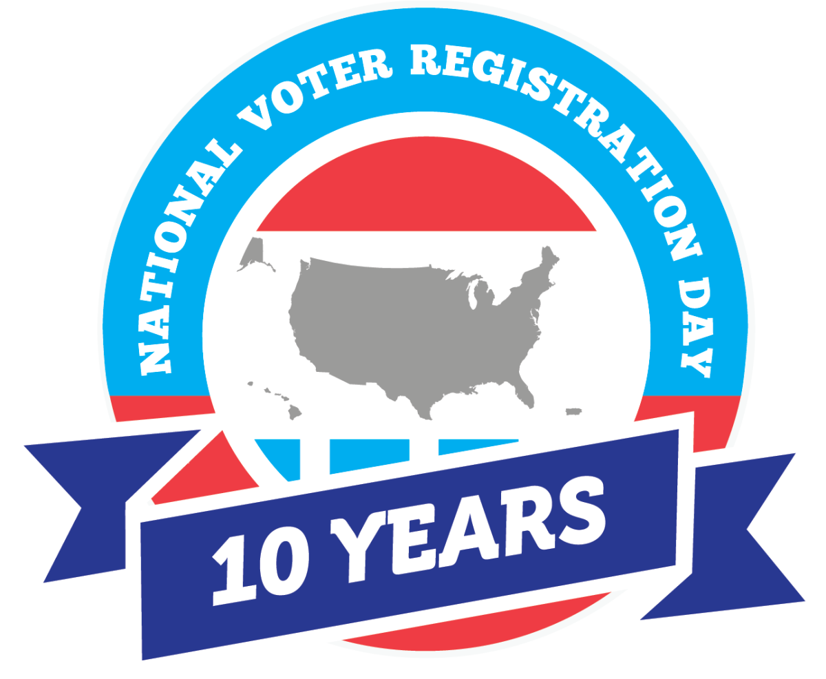 Logo for National Voter Registration Day