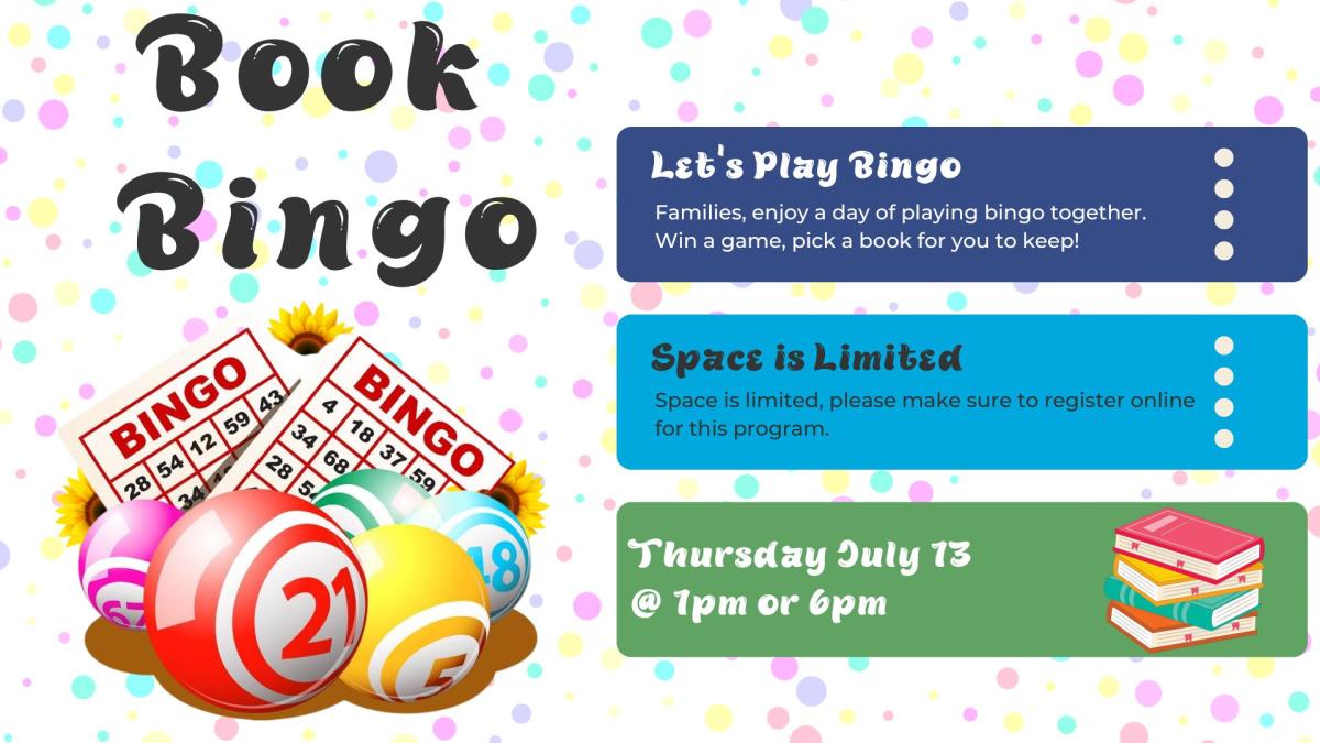 Flyer for Book Bingo