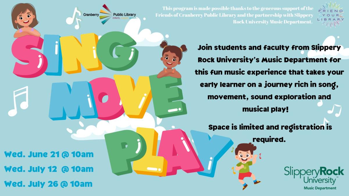 Flyer for Sing Play Move program