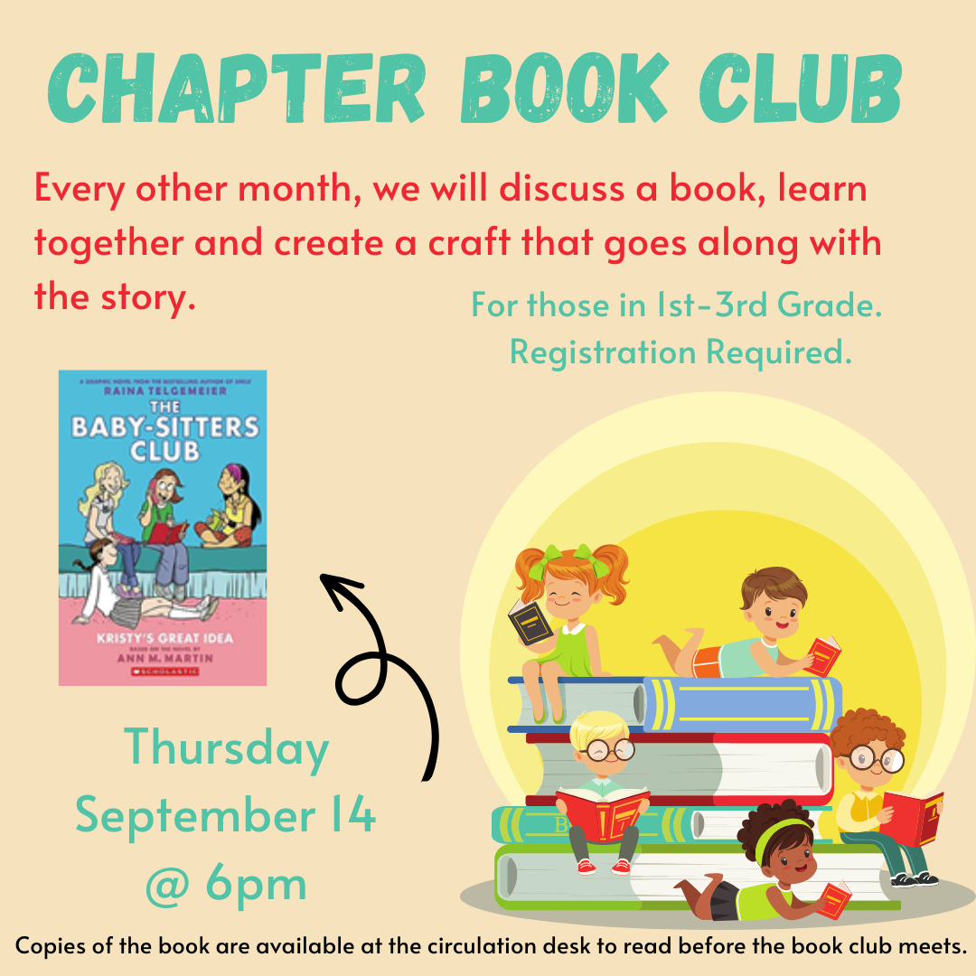 Chapter Book Club Flyer