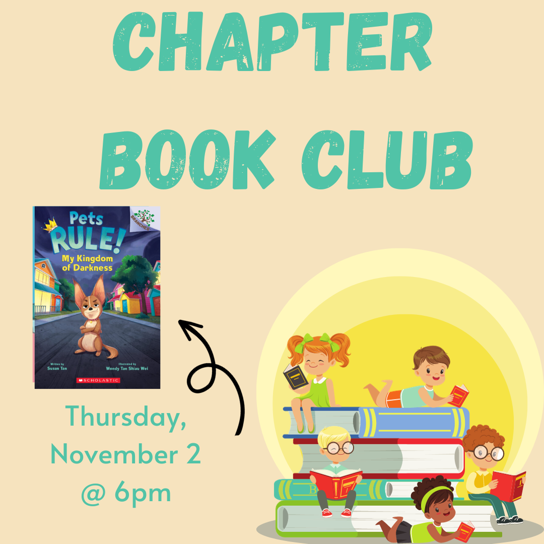 chapter book club flyer