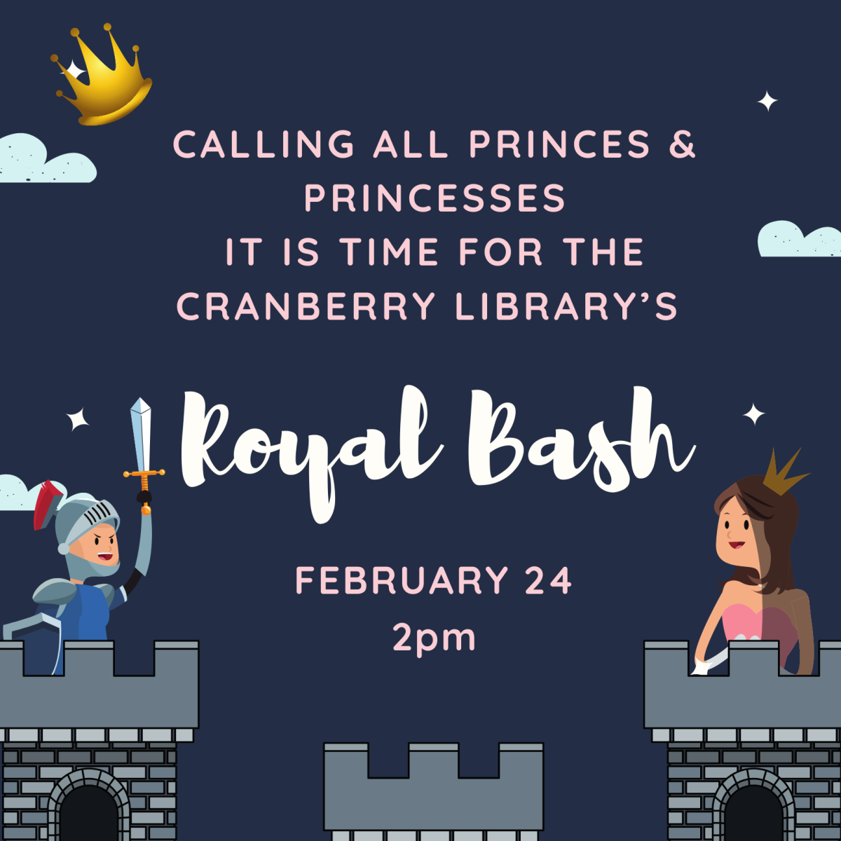 Royal Bash square flyer